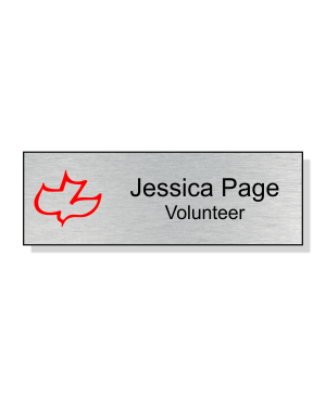 Calvary Full Color Name Tag - Rectangle