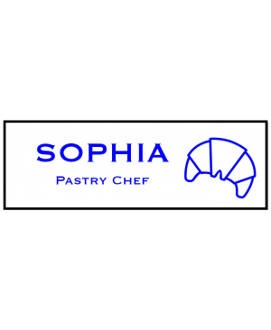 Rectangle 2 Line Bakery Name Badge A