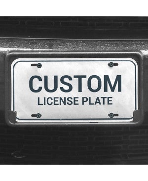 Custom Front License Plate 