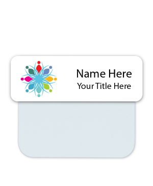 Full Color Name Tag with Pocket Badge Adapter