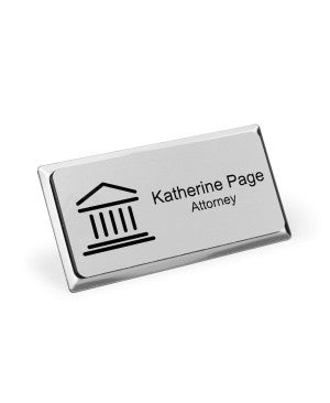 Law Office Premier Name Tag - 1.5