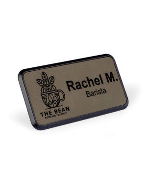 Leatherette Name Tag