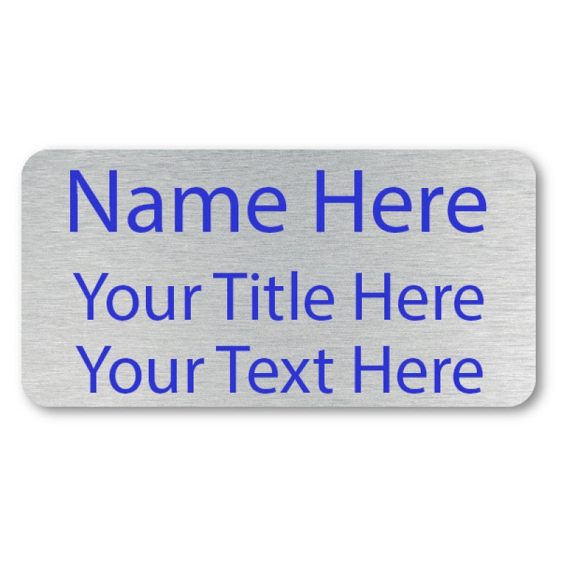 3 Line UV Printed Custom Name Badge 3 Line UV Printed Custom Name Badge
