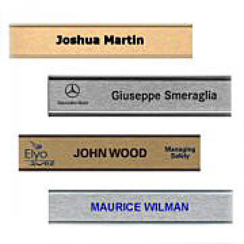 Color Wall Nameplate w/ Holder Color Wall Nameplate w/ Holder