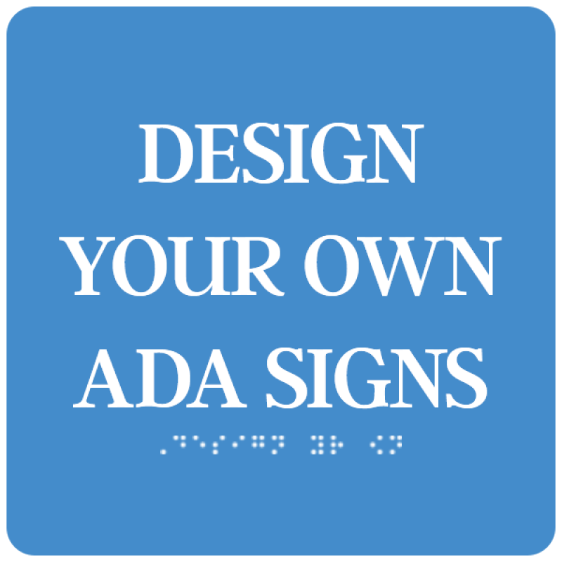 ADA Sign Square 8" x 8" ADA Sign Square 8" x 8"