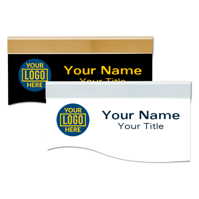 Full Color Plastic Wave Shaped Sign Insert Only - 3.25" x 8" Full Color Plastic Wave Shaped Sign Insert Only - 3.25" x 8"