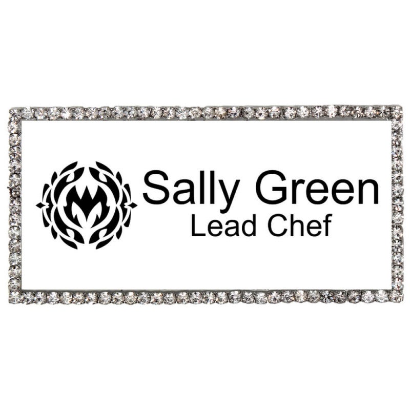 Rhinestone Waitstaff Name Tag Rhinestone Waitstaff Name Tag