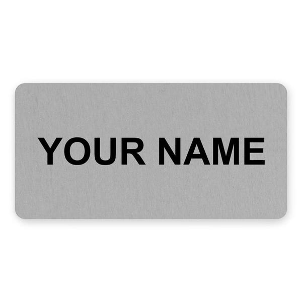 Custom 1 Line UV Printed Name Tag