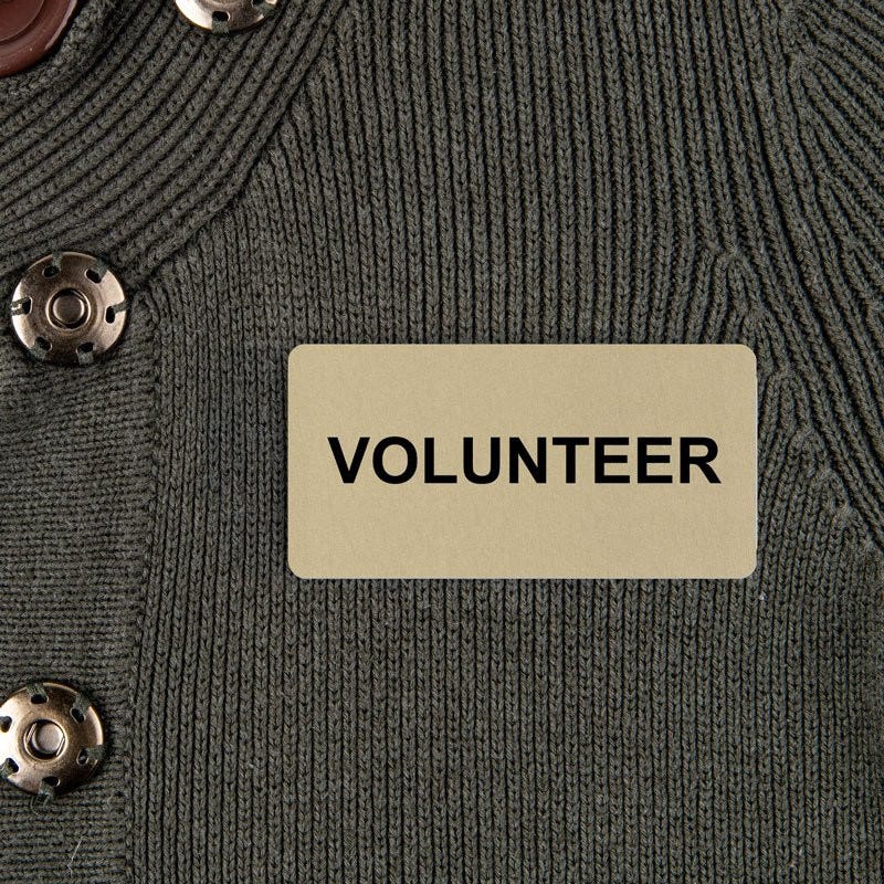 Volenteer Name Tag 