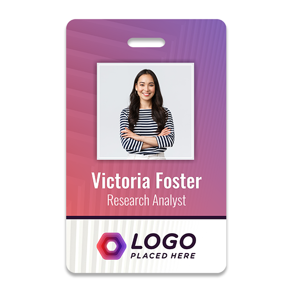 Photo ID Badge Custom Name Tag Wizard