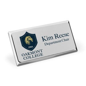 Executive Full Color Medium Rectangle Name Badges