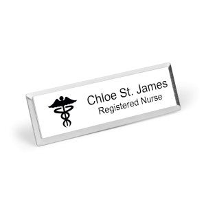 Custom Medical Doctor Name Tag  - 1" x 3"