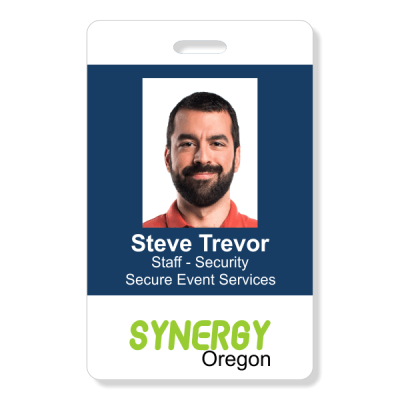 Three Line Conference Photo ID Badge