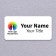 Custom Full Color Rectangle Name Tag - 1.5" x 3"