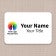 Custom Full Color Rectangle Name Tag - 2" x 3"
