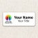Full Color Custom 1.25" x 3" Name Tag