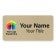 Custom Brushed 1.5" x 3" Gold Name Tag