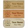 Engraved Wood 1.25" x 3" Name Tag