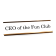 CEO of the Fun Club Funny Name Plate