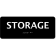 ADA Braille 4" x 10" Storage Room Sign