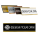 Engraved Wall Nameplate, 2" x 8" | Custom Office Door Sign