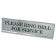 Please Ring Bell for Service 2" x 8" Desk Plate