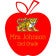 Apple Shaped Name Tag