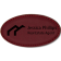 House Leatherette Oval Realtor Name Tag