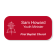 Baptist Engraved Large Rectangle Name Tag 