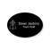 Baptist Engraved Oval Name Tag