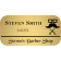 Barber Shop 3 Line Rounded Rectangle Name Tag