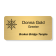 Buddhist Faith Engraved Large Rectangle Name Tag 