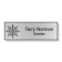 Buddhist Faith Engraved Rectangle Name Tag 