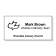 Calvary Engraved Large Rectangle Name Tag