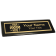 Custom Logo 2" x 8" Black Desk Wedge