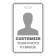 Custom Vertical ID Card