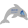 Dolphin Shaped Name Tag