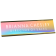 Soft Gradient Background Full Color Custom Desk Plate with Aluminum Holder