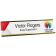 Red Corner Full Color Custom Desk Plate with Aluminum Holder