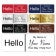1" x 3" Engraved Plastic Hello My Name Is Custom Name Tag