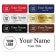 1" x 3" Engraved Plastic Upload Your Logo Custom Name Tag in Elevated Serif Font