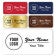 1.5" x 3" Engraved Plastic Upload Your Logo Custom Name Tag in Brushed Script Font