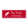 English Teacher Rectangle School Name Tag