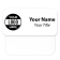 Engraved 1.5" x 3" Pocket Badge Adapter Name Tag