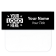 Engraved 1" x 3" Pocket Badge Adapter Name Tag