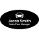 Car Dealer Engraved Oval Name Tag