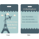 Flying Around The Eiffel Tower Luggage Tag