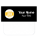 Full Color 1.25" x 3" Pocket Name Badge