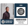 Modern Logo Full Color Photo ID Badge with Bar Code