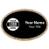 Gold Frame Engraved Name Tag
